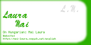 laura mai business card